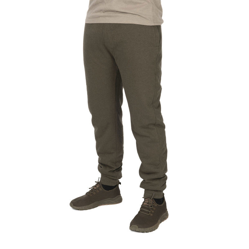 Fox Collection Green/Black Sherpa Joggers